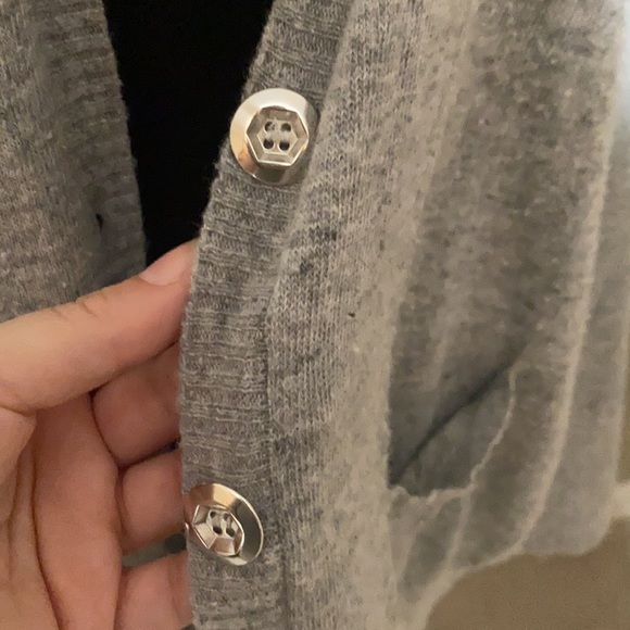 BCBGeneration Gray Cardigan Small - Picture 2 of 5